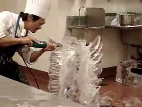 ice carving youtube