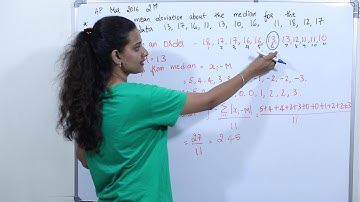 HelloClass | AP/TS Mean Deviation about Median | 2 Marks - 142