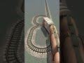 Crazy Train Drift On Circle Bumpy Tracks Crossing 💥😳 BeamNG.Drive Train simulator 3D #shorts