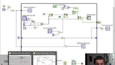 labVIEW vector de leds 1,2,3... proyecto ocultando datos en arrays y matrices con diferentes funcion