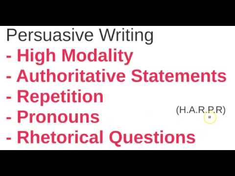 Persuasive Writing