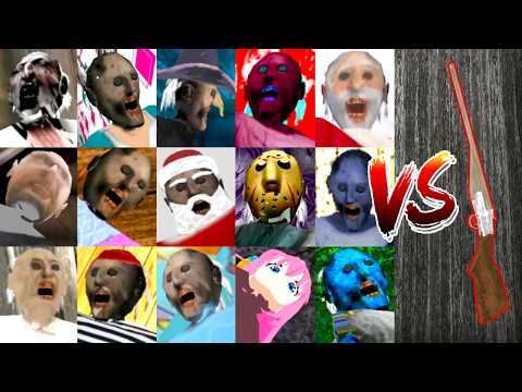 Granny vs Shotgun Battle | Many Granny 1.8 Modes, Including Granny 1.8.8 Halloween and Christmas