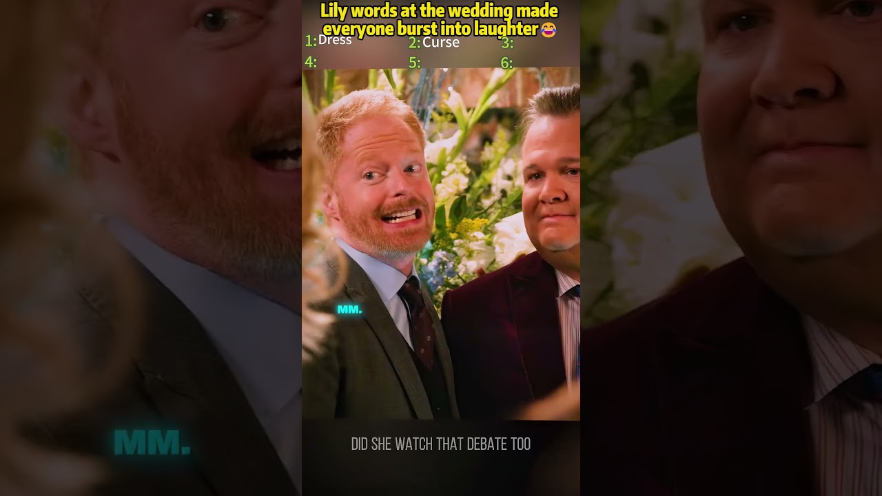 Lily words at the wedding made everyone burst into laughter😂 