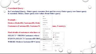 #Lec34:Difference between Joins, Nested Subquery and Correlated   Subquery | Most Imp Concept of SQL