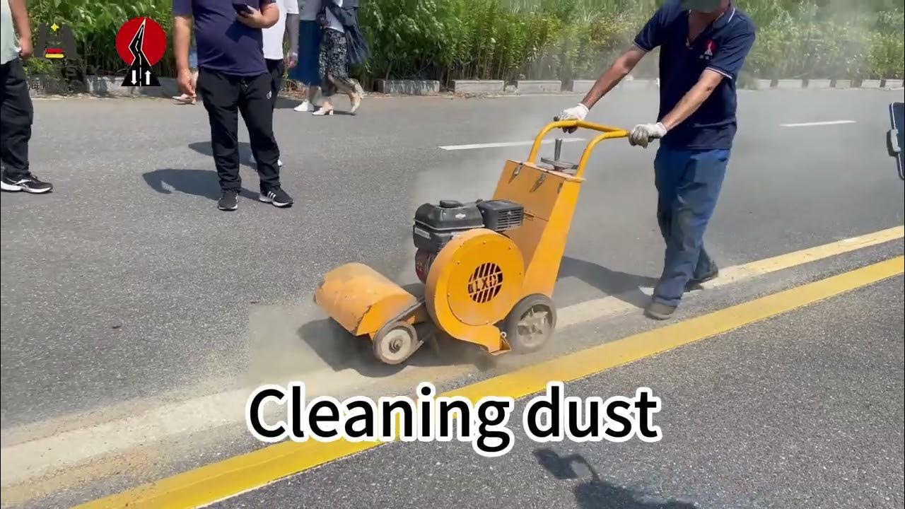 How to sweep road marking dust and sweage? Sweep Cleaning Machine roadmarkings roadsafety