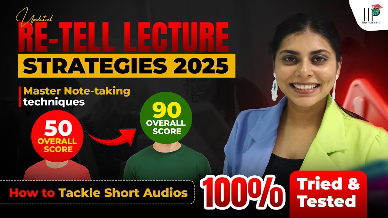 Стратегии подготовки к лекциям PTE Retell 2025 | 100% проверенные советы по конспектированию, кот...