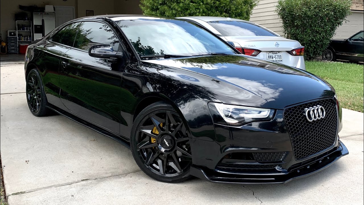 Audi A5 mods intake & color update YouTube