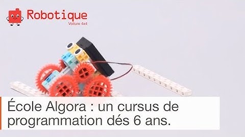 Apprendre à coder dès le plus jeune âge - cursus Algora 6/9 ans