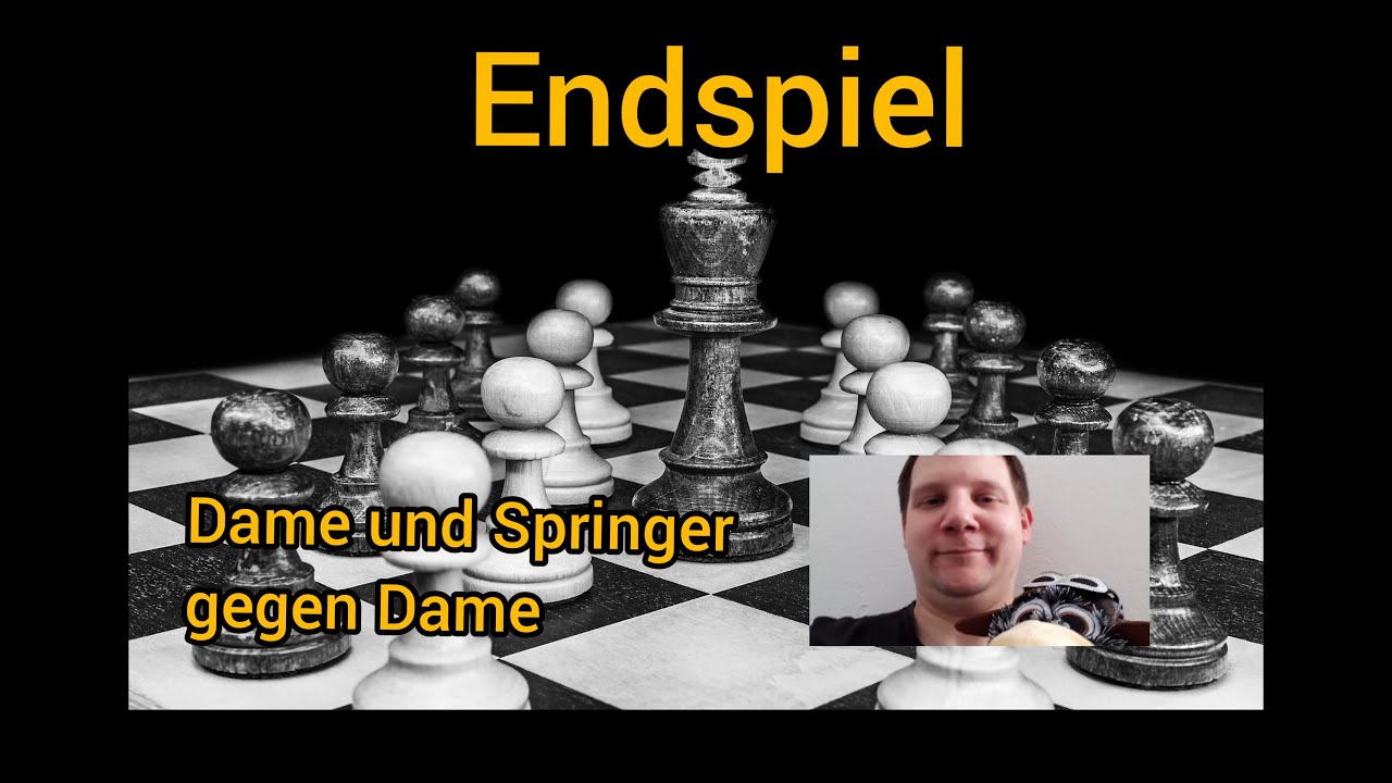 Schach Endspiel Dame und Springer gegen Dame richtige Einschätzung YouTube Schach Endspiel Dame und Springer gegen Dame richtige Einschätzung YouTube