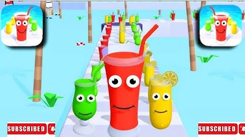 Juice Runner Game 3D New Max Level Gameplay Walkthrough Update Trailer iOS, Android Mobile Game