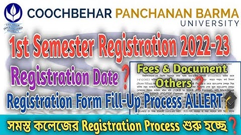 CBPBU Registration 2022-23 | 1st Semester Registration: Date & Others Information OFFICIAL DECLARED