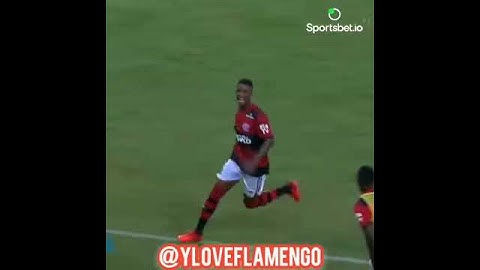 Golaço do Max nos acréscimos do jogo de Flamengo × Nova Iguaçu  1×0