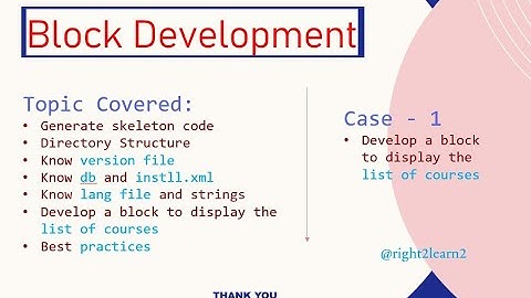 Creating a Custom Moodle Block : A Step-by-Step Guide