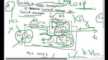 Mesh Current Analysis Using Loop Analysis # Example Solution # Lecture 6