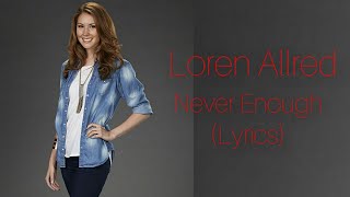 The Best Song Loren Allred- Never Enough