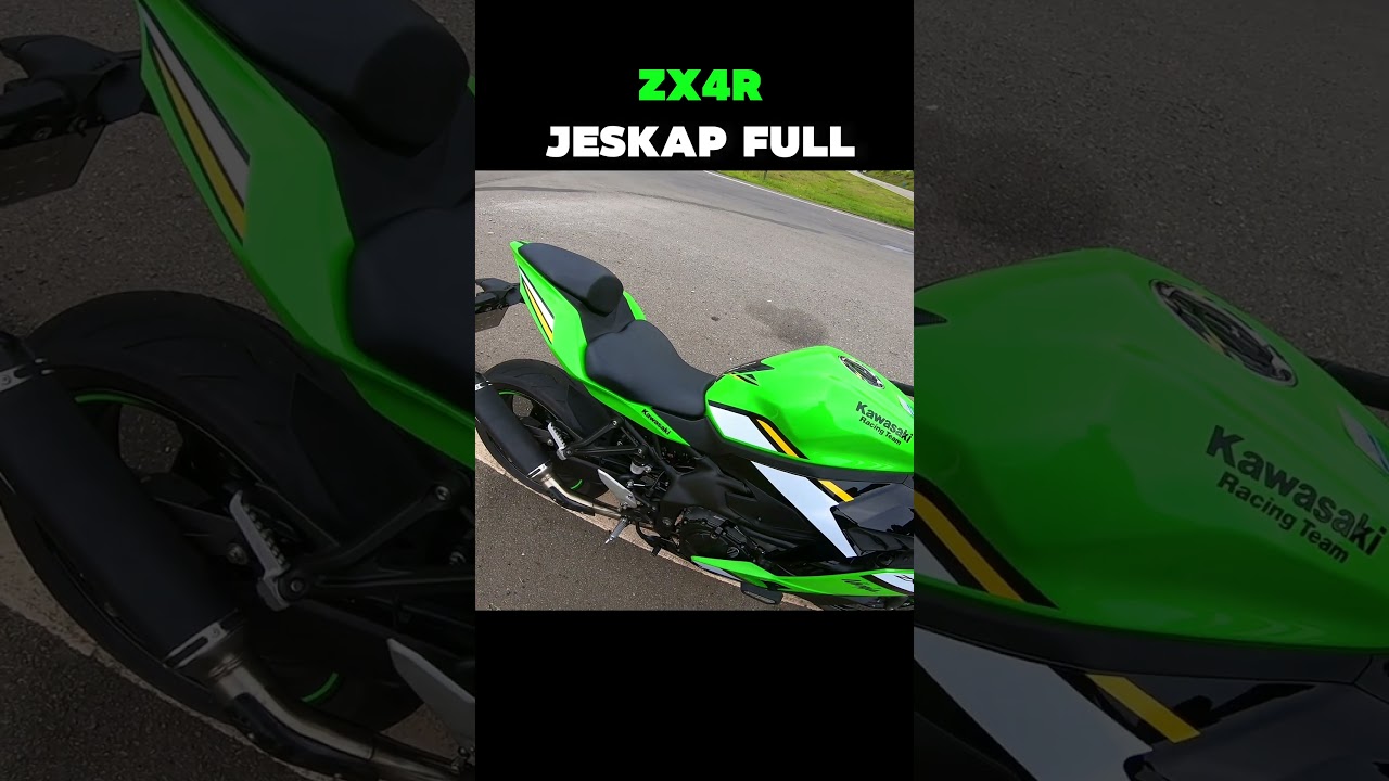 ZX4R exhaust with Jeskap Full - YouTube