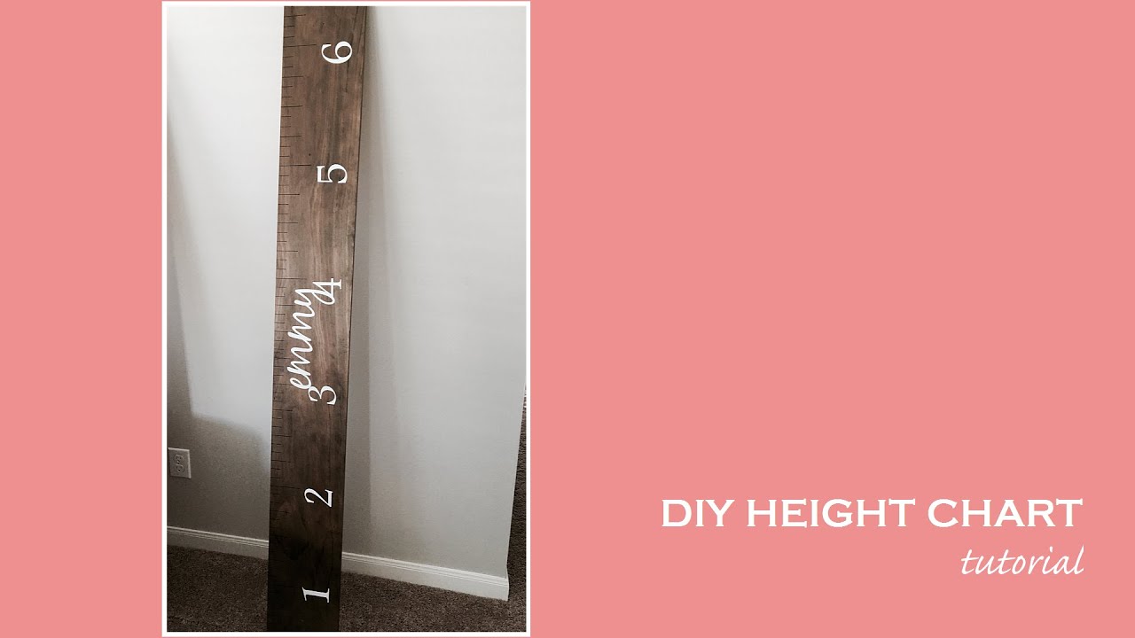 Diy Height Chart