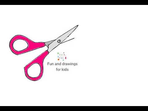 Wideo: Jak Narysować Nożyczki