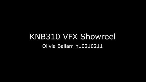 KNB310 VFX Showreel
