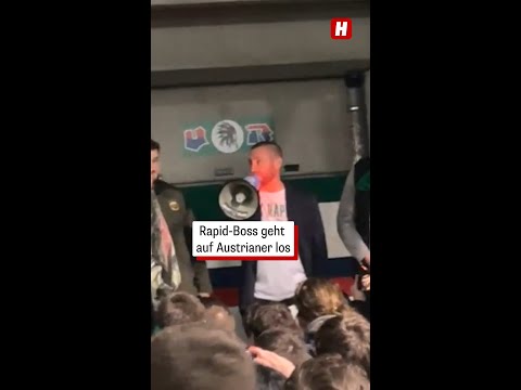 'Oaschlecha!' Rapid-Boss Hofmann