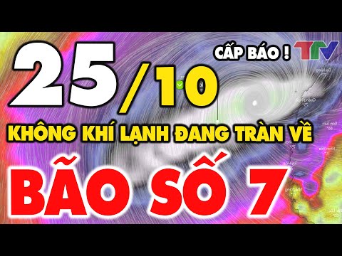 Video Dự báo thời tiết hôm nay mới nhất ngày 25/10 | Tin Bão... - youtube