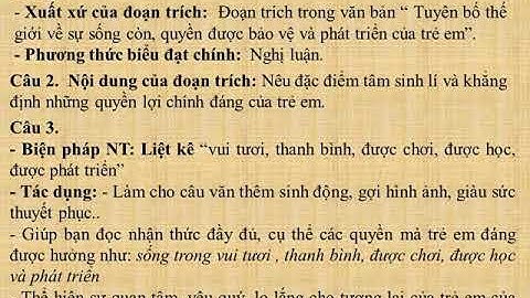 Các văn bản nhật dụng lớp 9 hk2