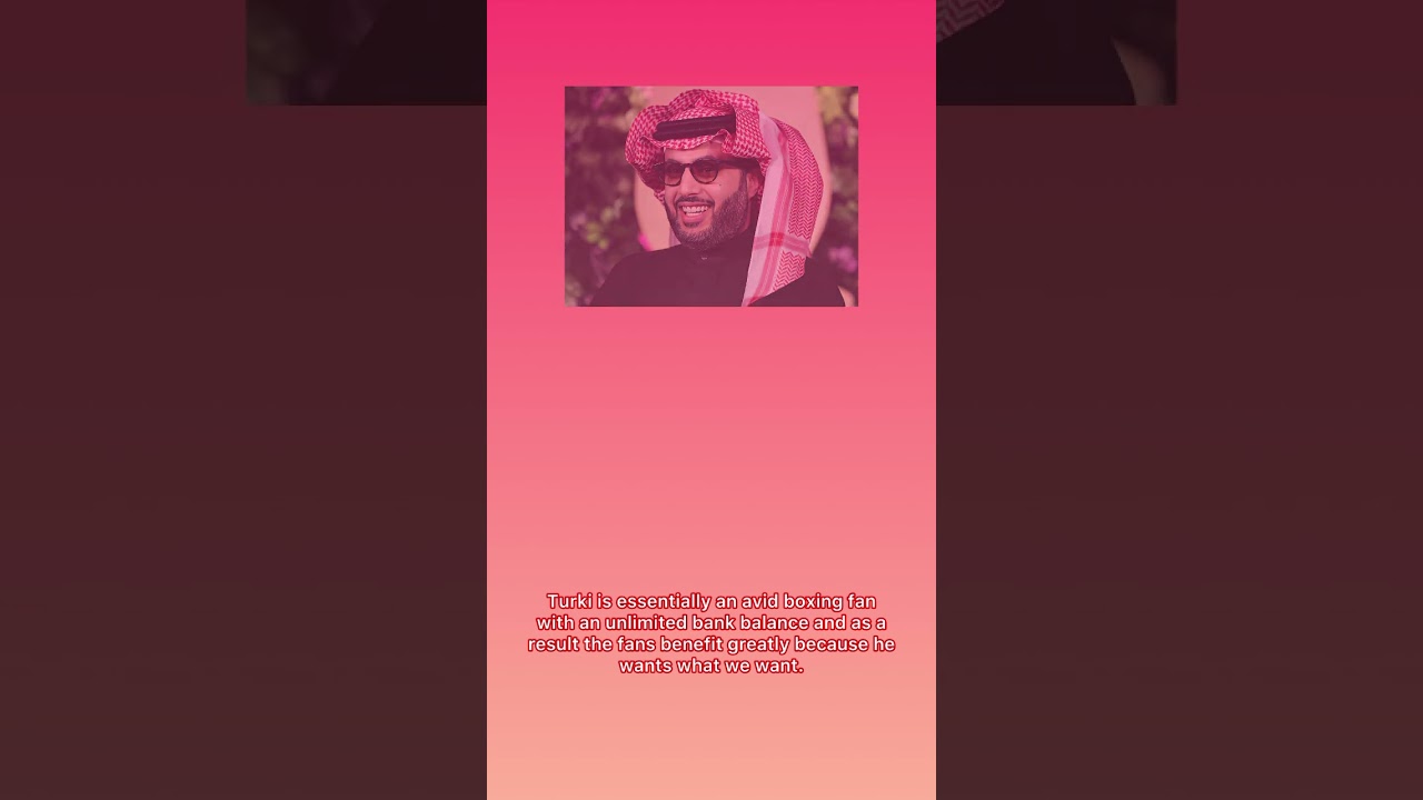 How Turki Al-Sheikh SAVED BOXING!