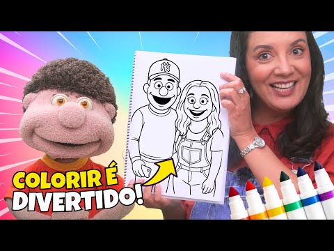 Vamos Colorir? Cris Pinta o Caderno de Desenhos do João!