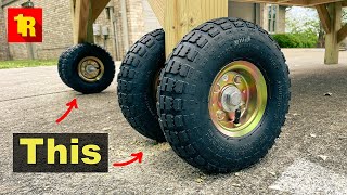 I Was Forced To Do This!! Turning A Chicken Coop Into A Truck With New Wheels and Tires!!