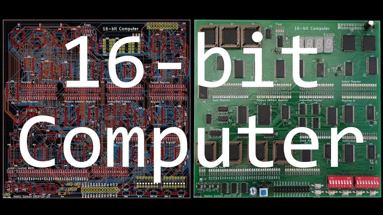 Custom 16-bit Computer - YouTube
