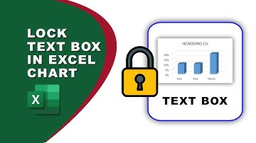 How to lock text box in excel chart