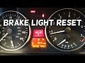 BRAKE PAD WEAR SERVICE RESET BMW E60 E61 E90 E91 E92 E93