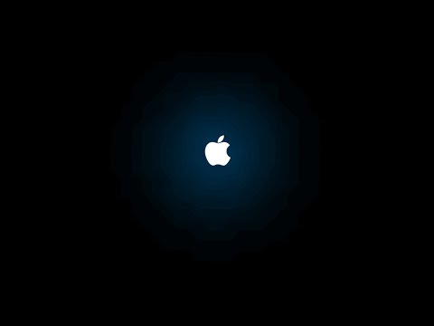 Glowing Apple Logo Effects In programming Style. | HTML & CSS