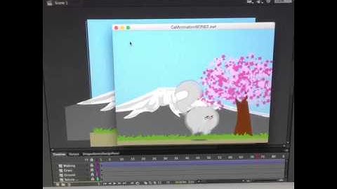 Adobe Flash Animation: Cat Bouncing