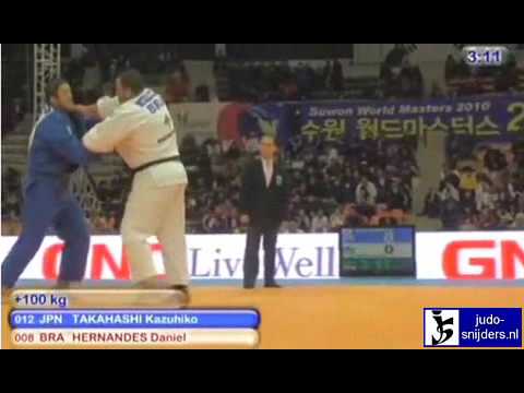 Judo 2010 Suwon: Kazuhiko Takahashi (JPN) - Daniel...