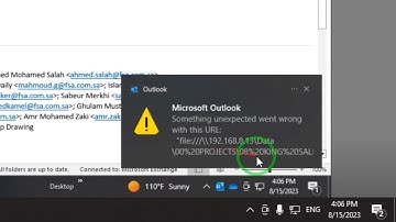 Something Unexpected Went Wrong with This Url in Outlook || Fixed