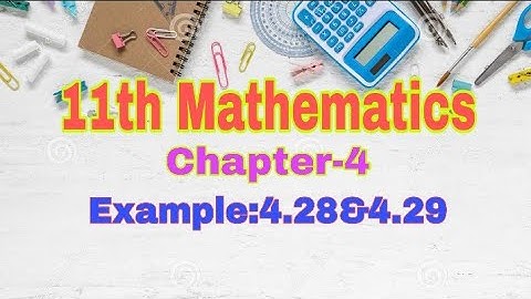 11th Mathematics||Chapter-4||Example:4.28,4.29,||Properties of permutation||