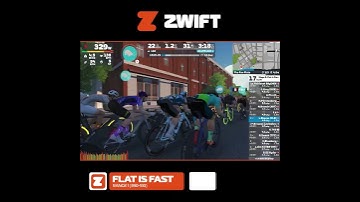 Zwift ZRacing Flat is Fast Race 5 #gozwift #zwift #cycling #indoorcycling