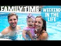 FAMILY SUMMER WEEKEND IN THE LIFE | Unboxing Erin Condren Monthly Deluxe Planner &amp; Etsy Stickers