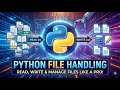 File Handling in Python | Python Series #25
