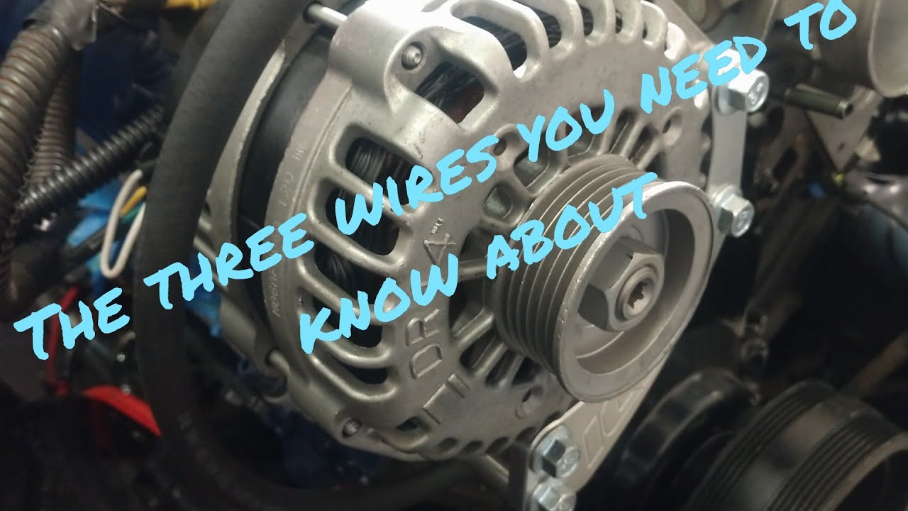 LS alternator wire up/Rustarado