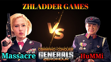 1v1 No Rules | Massacre vs HuMMi | C&C Generals Zero Hour