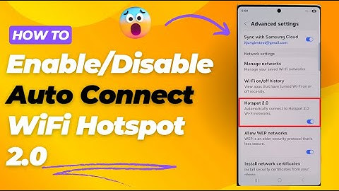 🌐 How to Enable/Disable Auto Connect WiFi Hotspot 2.0 on Samsung Galaxy S25/S25+/Ultra