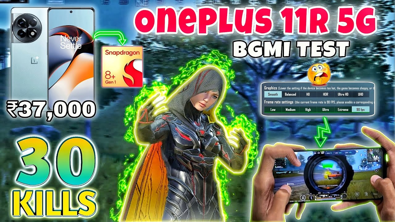 🔥OnePlus 11R Bgmi Gaming Test With Fps Meter - Snapdragon 8+ Gen 1 ...