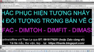 DÙNG BIẾN DIMSCALE THAY ĐỔI KÍCH THƯỚC DIM TO NHỎ RẤT TIỆN LỢI - KHẮC PHỤC LỖI NHẢY DIM