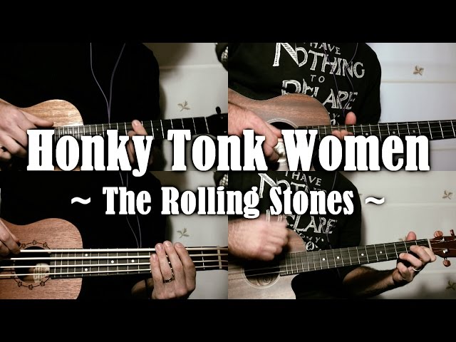 Honky Tonk Women - The Rolling Stones (Ukulele Cover) class=