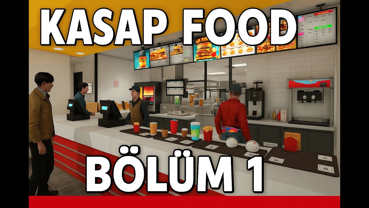 KASAP FOOD Açılıyor! 🍔| FAST FOOD SIMULATOR | BÖLÜM 1
