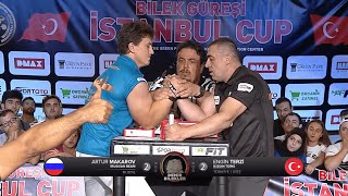 Artur Makarov (Rusya) vs Engin Terzi (Türkiye) Bilek Güreşi Maçı I 2019