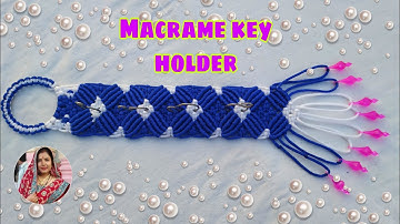 New# macrame key holder