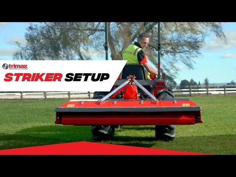 Trimax Striker Setup Video | Tractor Hookup | Rotary Mower
